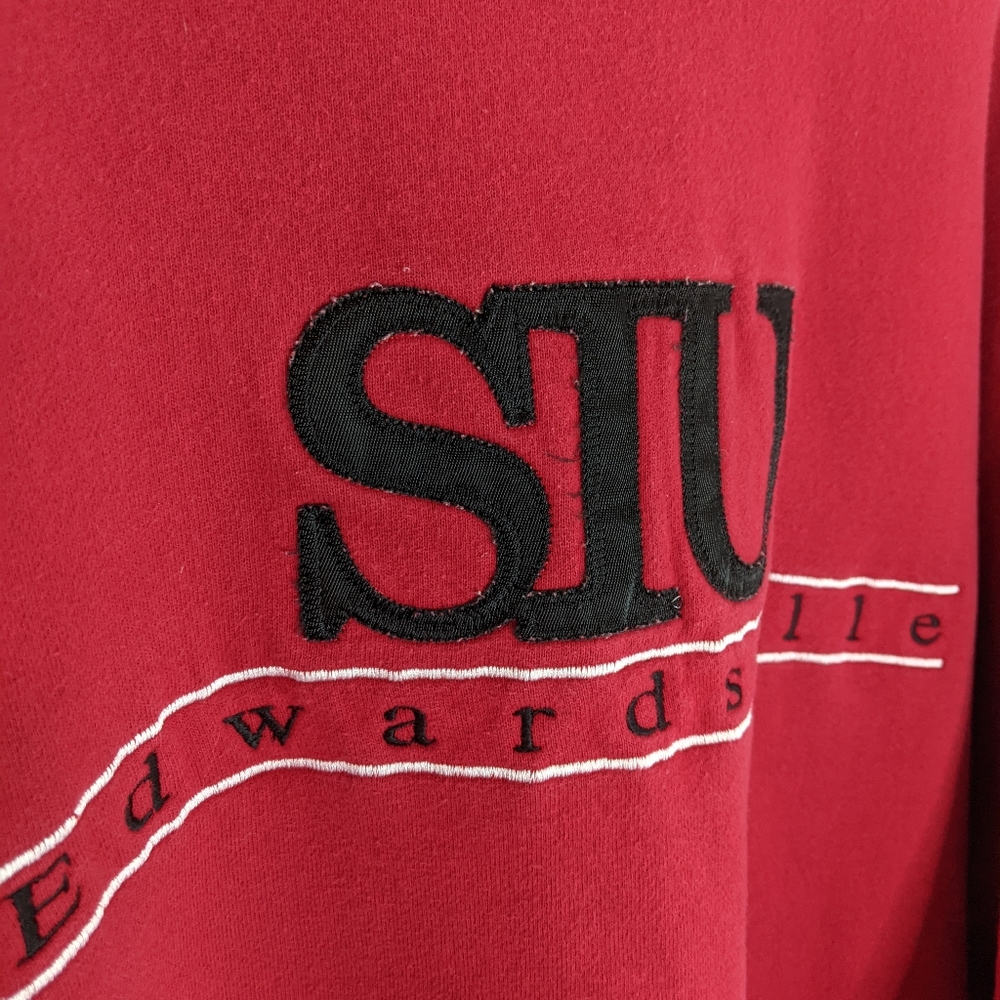 Y2K SIU Edwardsville University/College Oversized Sweatshirt - Picture 9 of 10